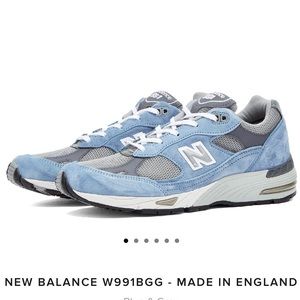 New Balance W991BGG Blue & Grey